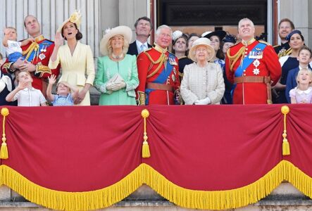 Trooping the colour